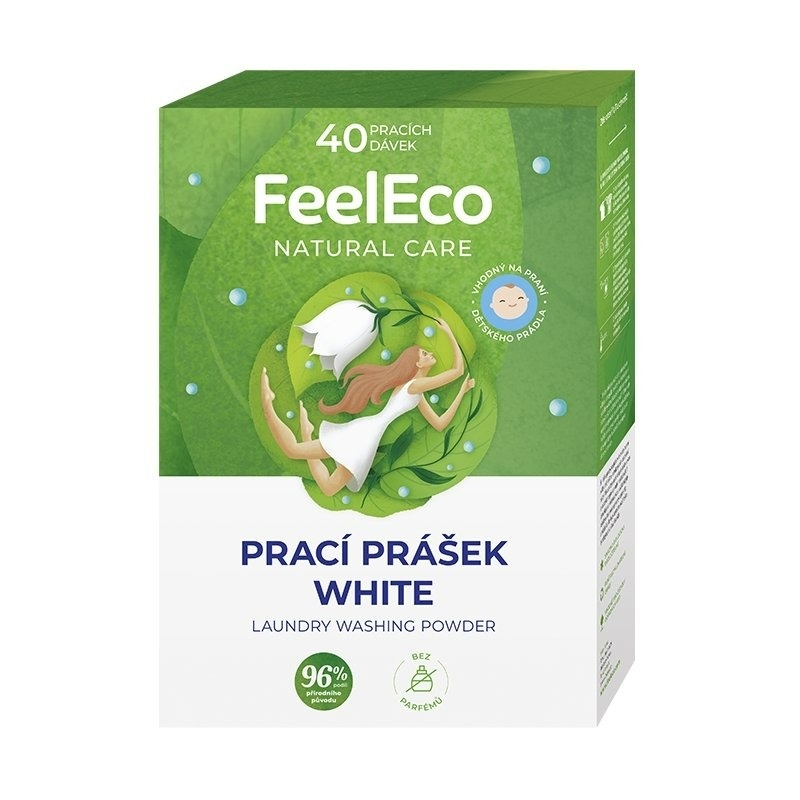 Feel Eco Prací prášek White 2,4 kg