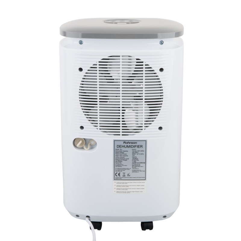 Odvlhčovač vzduchu Rohnson R-9912 Ionic + Air Purifier - zezadu