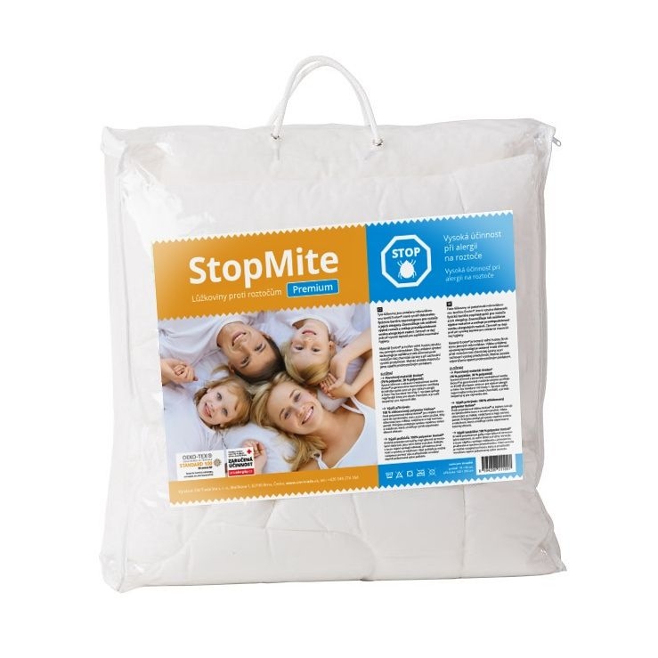 Dětská sada polštář + přikrývka StopMite Premium v balení