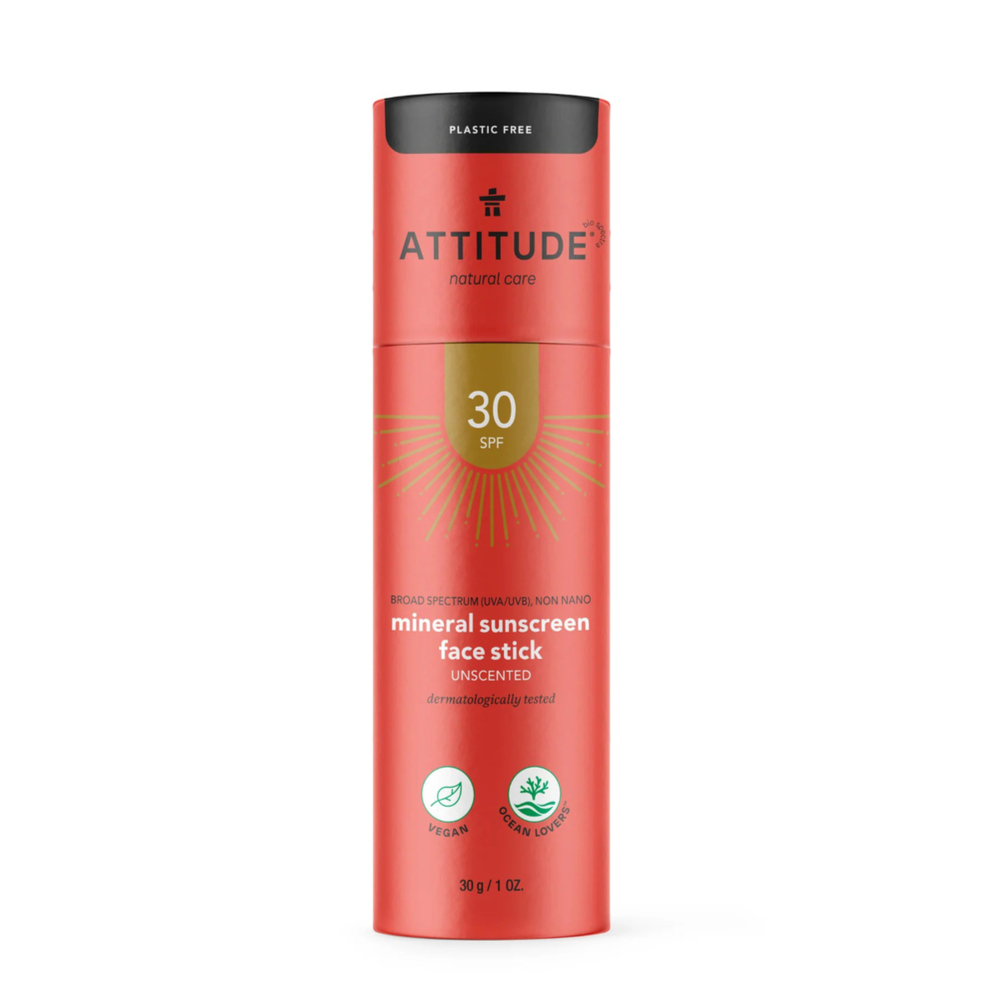 Attitude Minerálna ochranná tyčinka na tvár a pery SPF 30, 30 g (titulok)