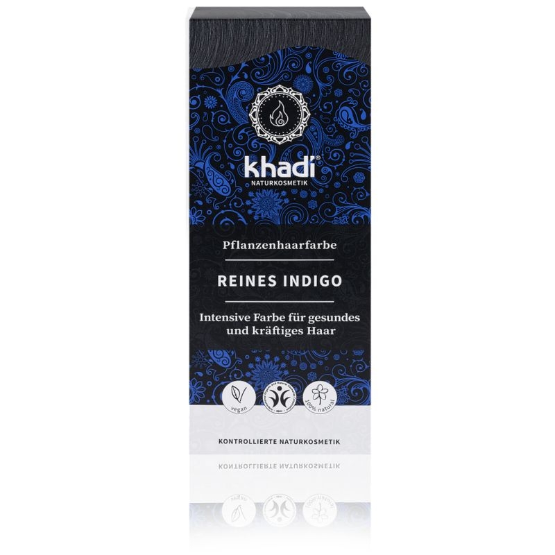 Rostlinná barva na vlasy Khadi – Čisté indigo
