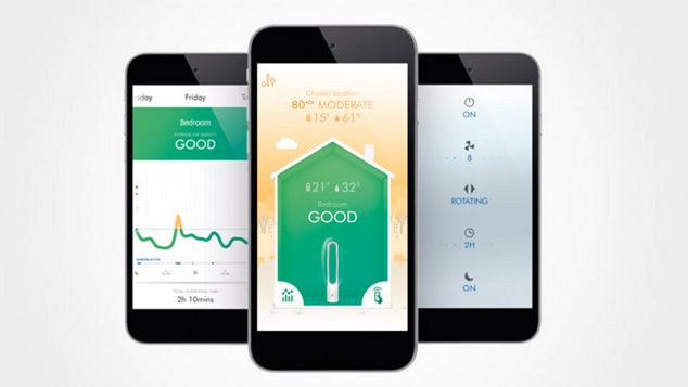 Ovládanie cez mobilnú aplikáciu Dyson Link