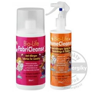 Prípravky na odstránenie alergénov Bio-Life HomeCleanse a FabriCleanse