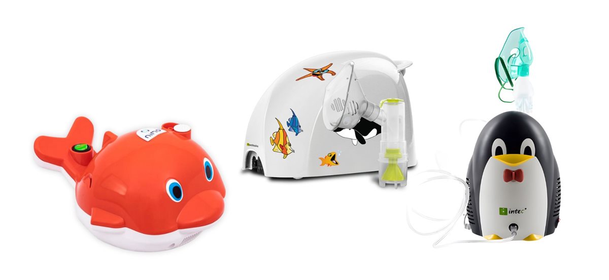 Inhalátory pre deti v detskom dizajne