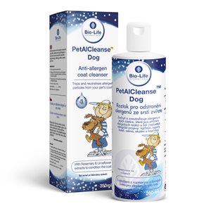Petal Cleanse D (zdroj: Bio-Life) Špeciálne prípravky znížia množstvo alergénov v srsti