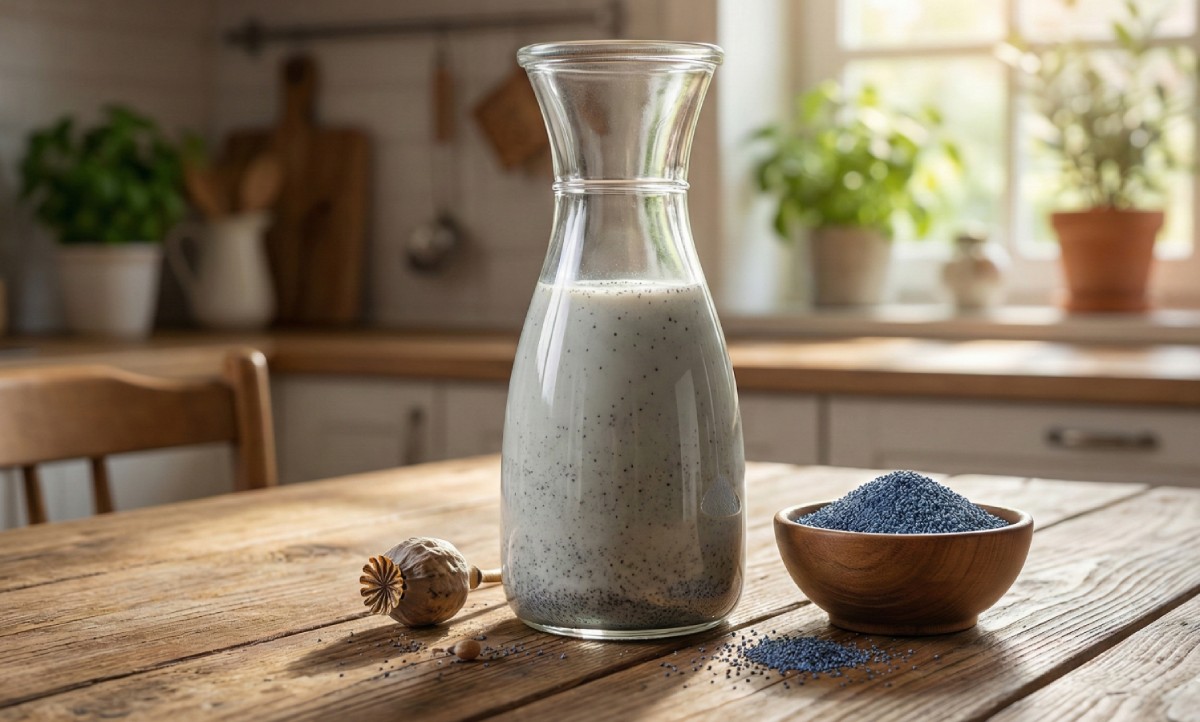 Domáce makové mlieko