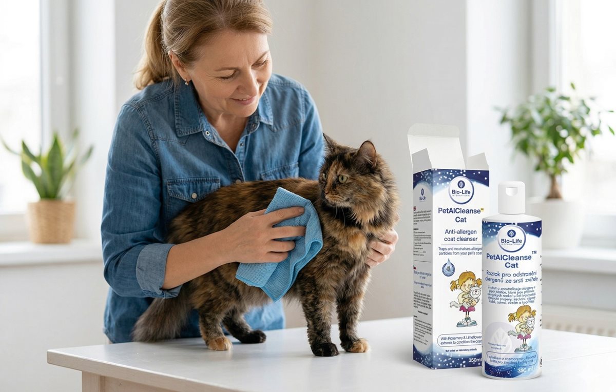 Odstraňovač alergénov zo srsti zvierat Bio-Life Petal Cleanse