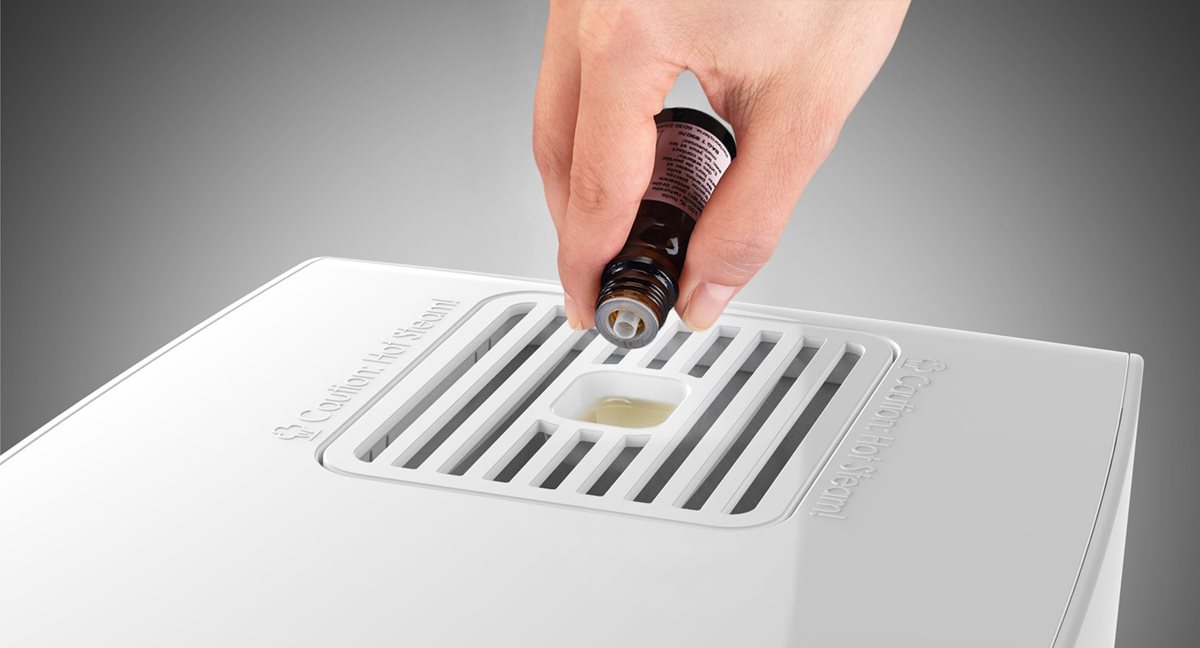 Priehradka na vonný olej pri zvlhčovači Boneco